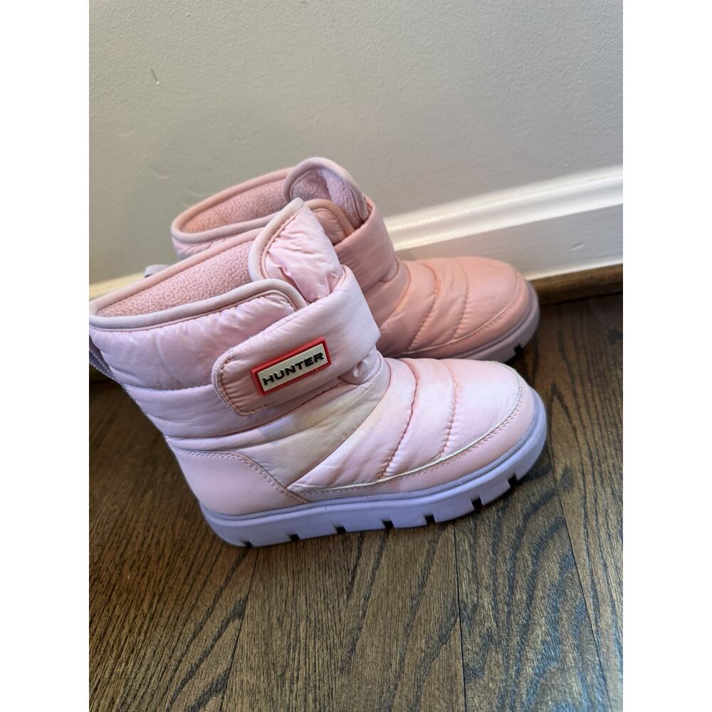 Hunter Kids Comfy Little Girls Insulated Snow Boots Pink Sz 12c - Picture 2 of 10